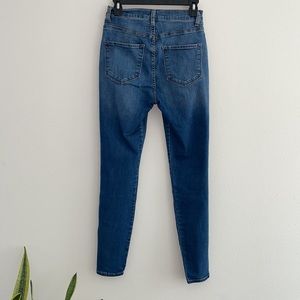 High Rise Dark Denim Jeans Fashion Nova